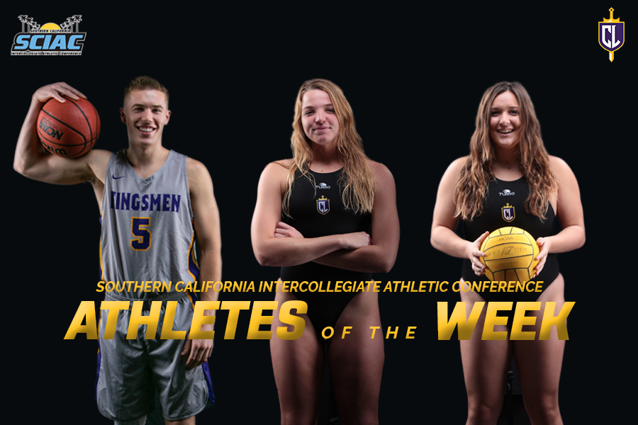 Ferreira, Meyer, Rond Earn SCIAC Athlete of the Week Honors