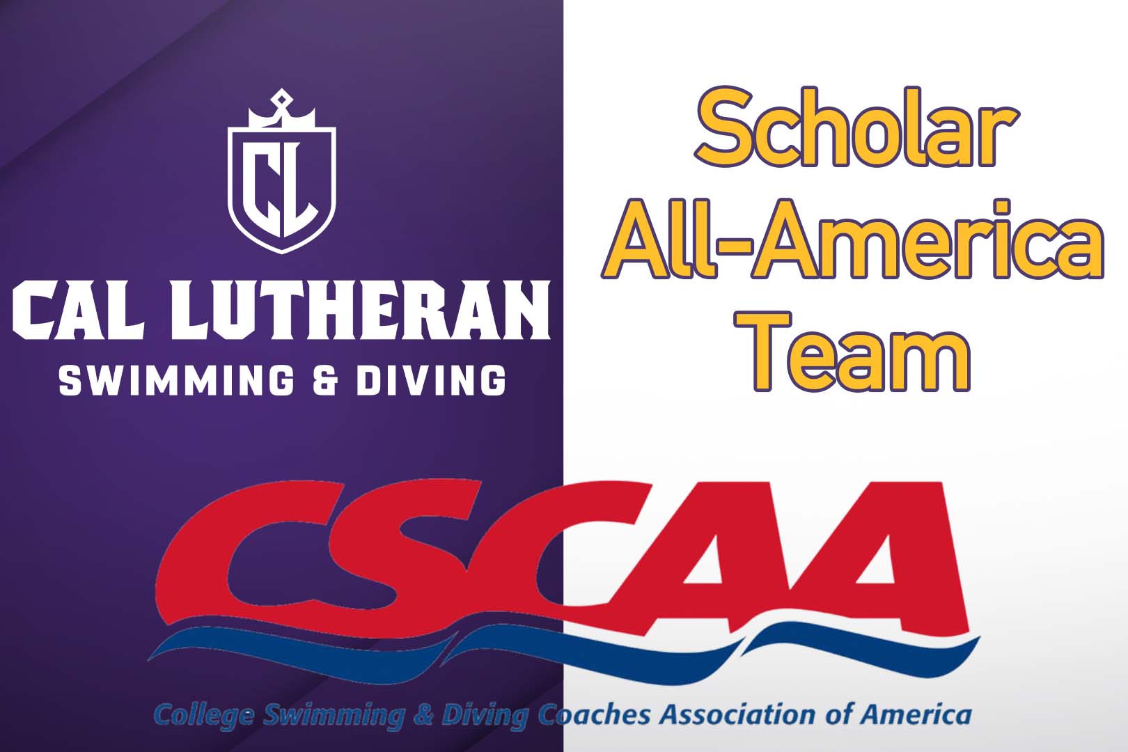 Kingsmen, Regals Swimming & Diving Receive Scholar All-America Team