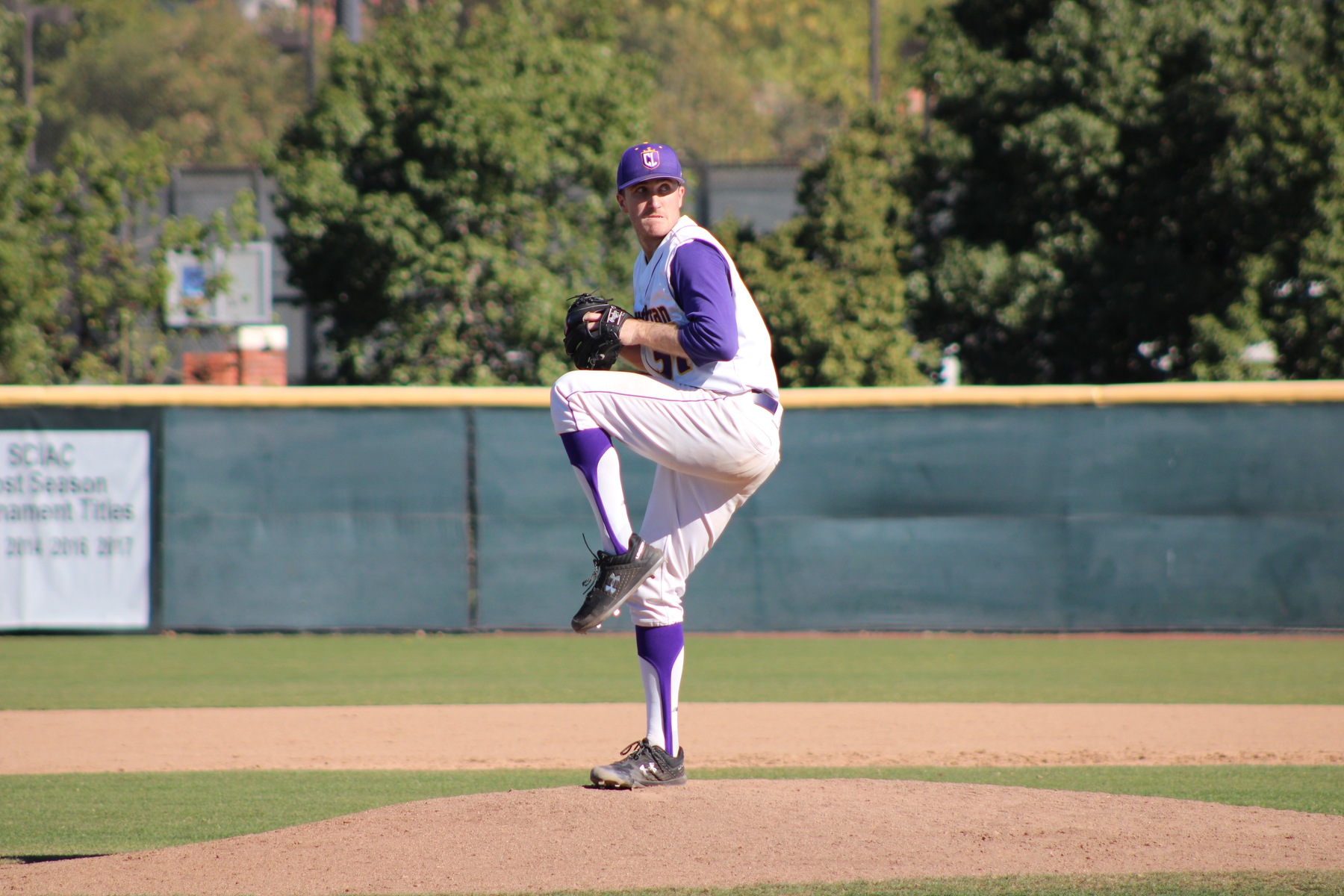 Christian Slattery picked up his sixth save of the season in Cal Lutheran's 8-5 win over Redlands. The senior leads the nation in saves. (Photo Credit: Mariah Zermeno)