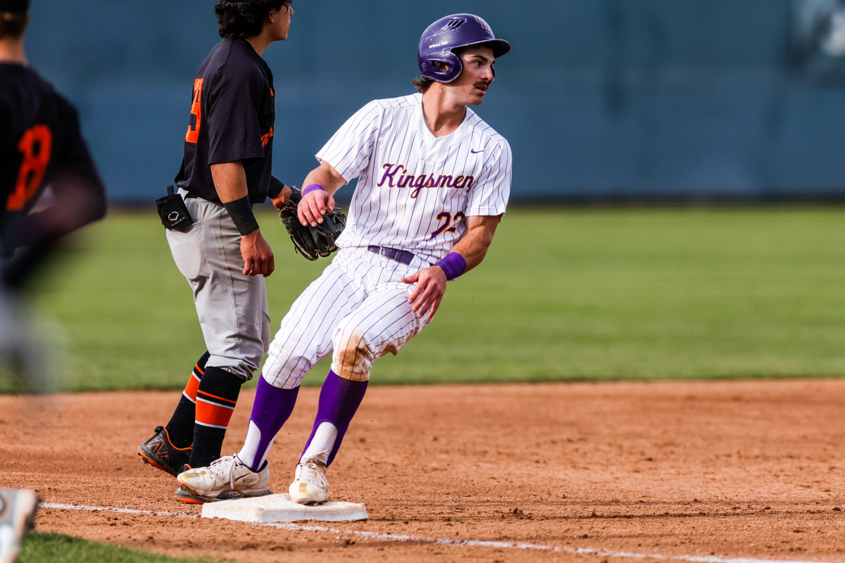 Heverly Hits Grand Slam in Game One, 3-Run Shot in Game Two to Lead Kingsmen to a Sweep of Occidental