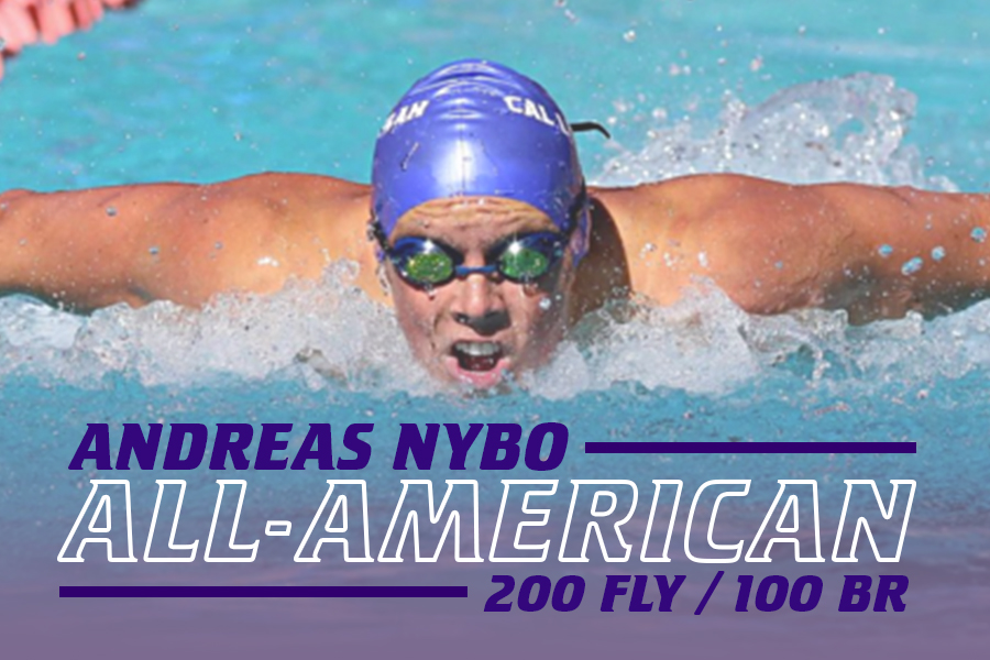 Nybo earned First Team All-America in the 200 fly (7th) and was Honorable Mention All-America in the 100 breast (15th).