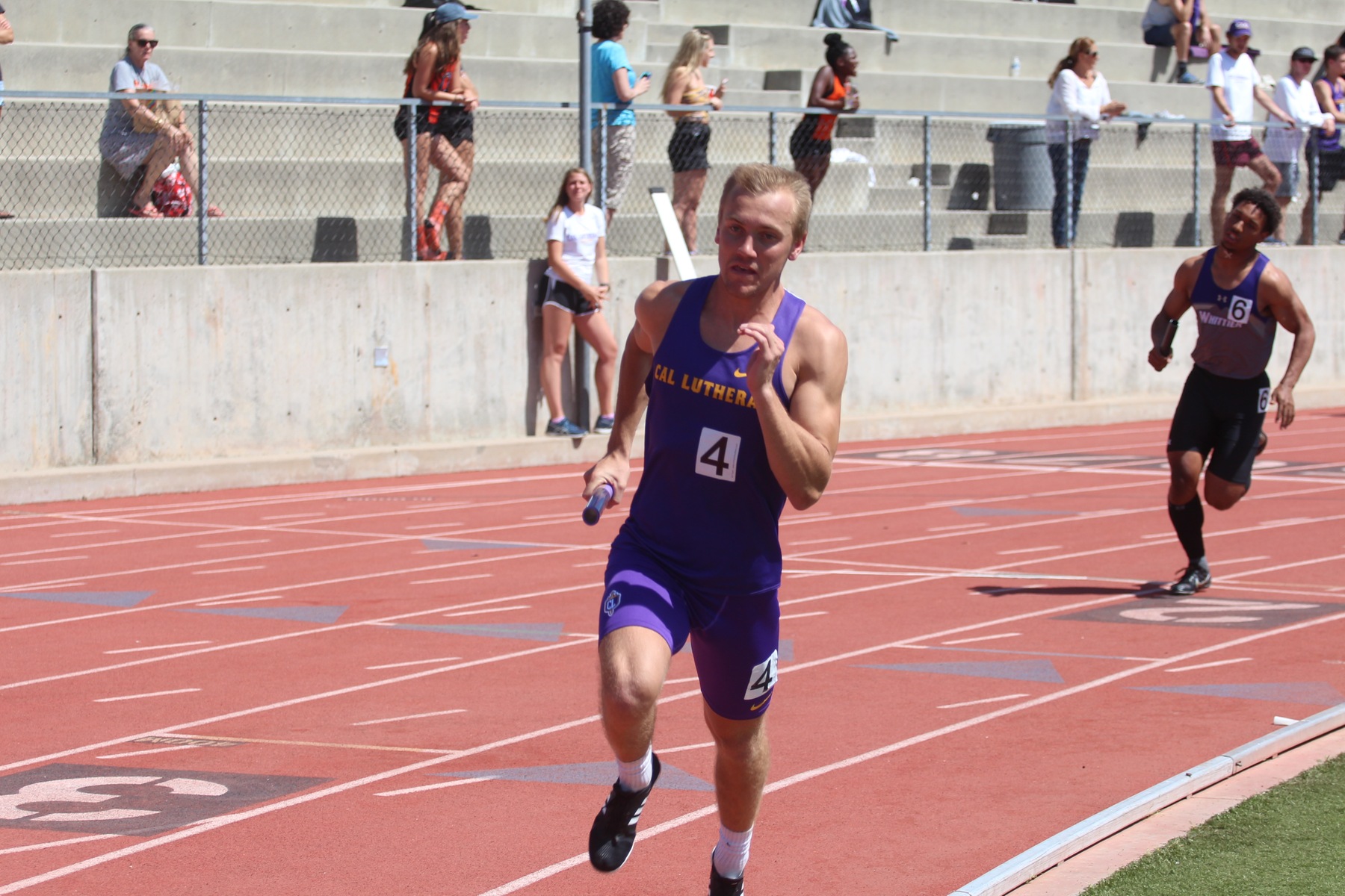 Timmy Kahovec competes at the SCIAC No. 3.