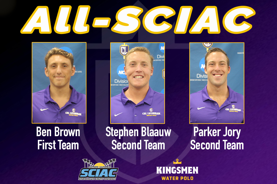 Brown Named First Team All-SCIAC for Third Time; Blaauw, Jory Earn Second Team