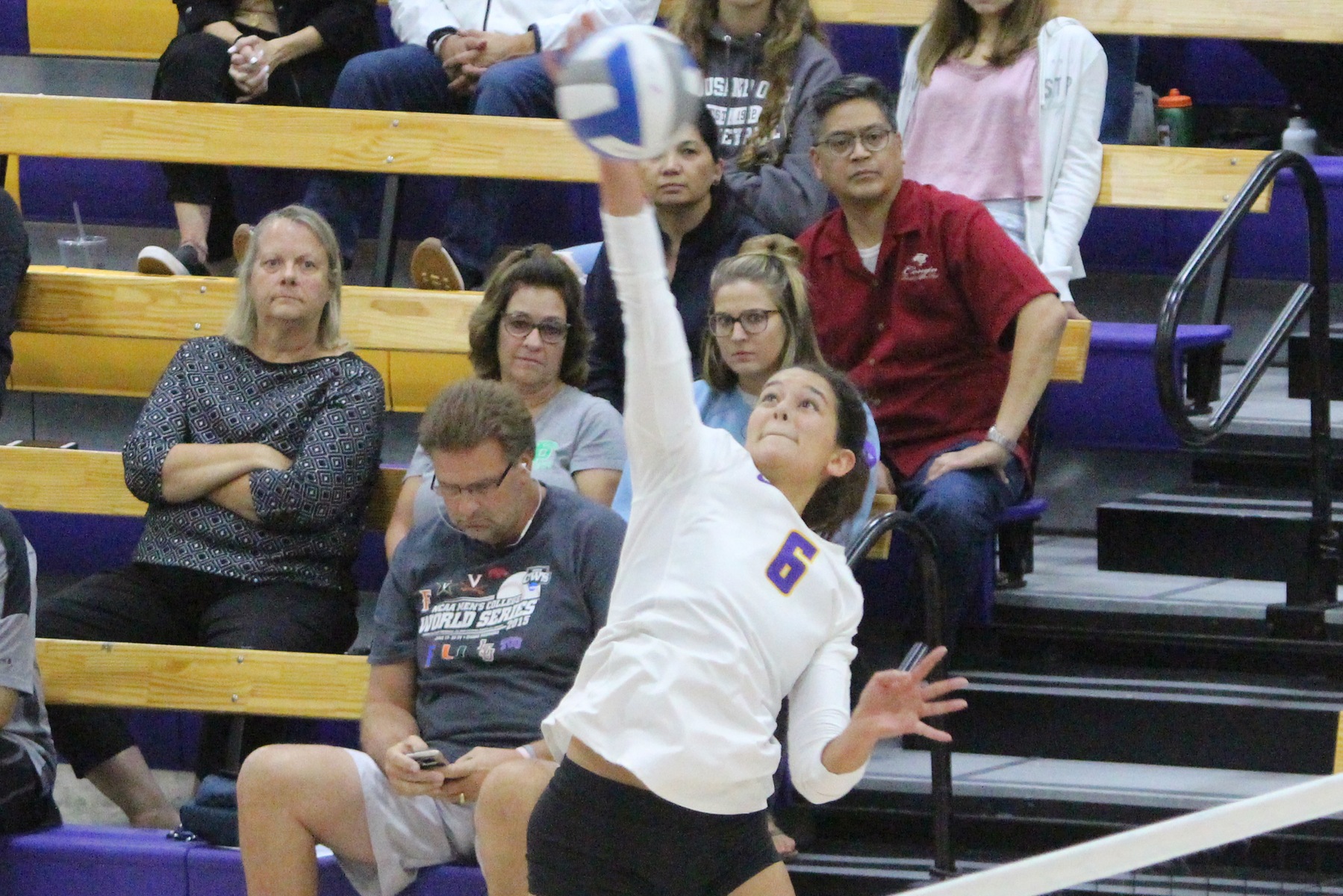 Mackenzie Martinez recorded her second double-double of the year with 10 kills and 12 digs.