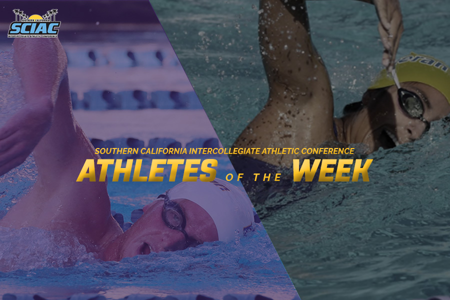 Brewer, Sanchez Sweep SCIAC Swimmers of the Week