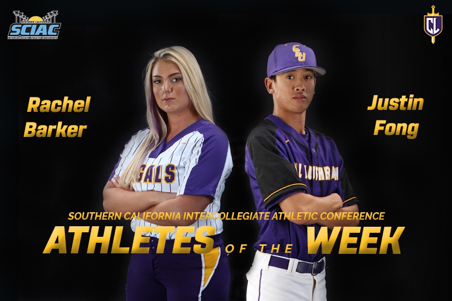 Barker, Fong named SCIAC Athletes of the Week