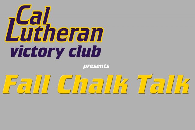 Chalk Talk with CLU Fall Coaches