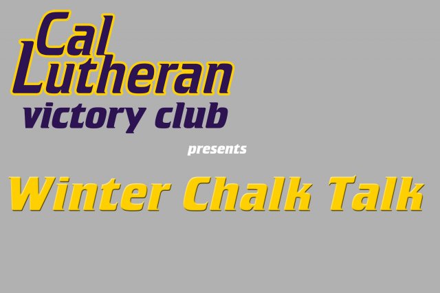 Chalk Talk with CLU Winter Coaches