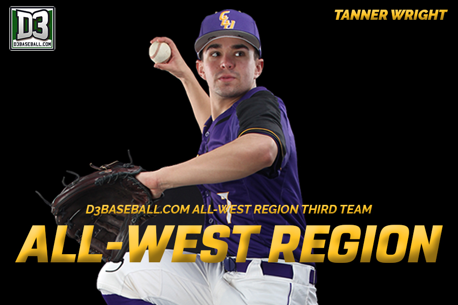 Wright Named to D3Baseball.com All-West Region Squad
