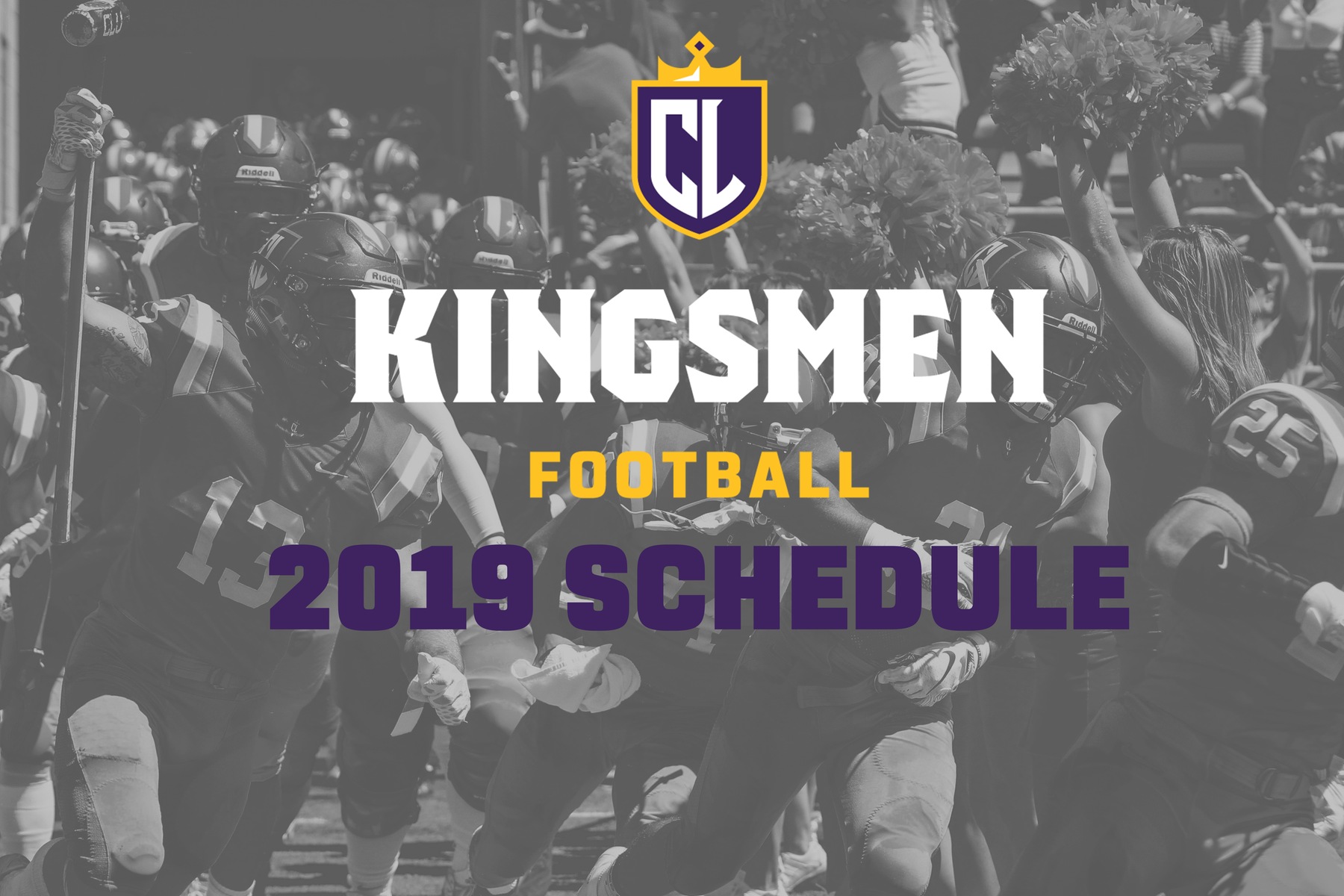 Kingsmen Football Announces 2019 Schedule