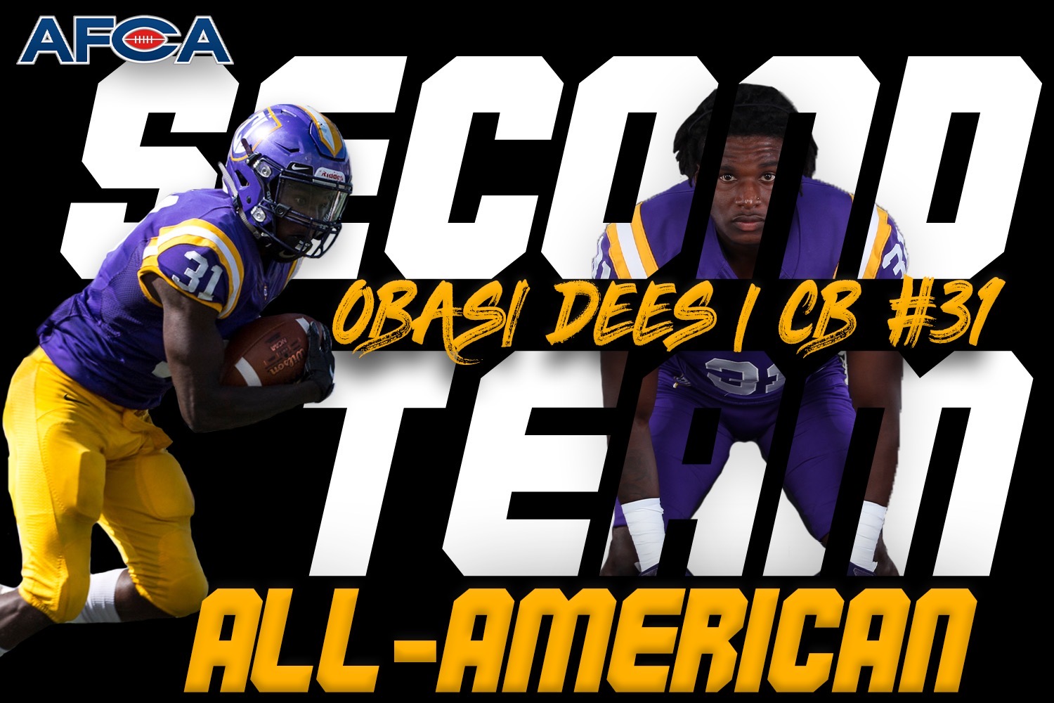 Dees Named Second Team All-America by AFCA