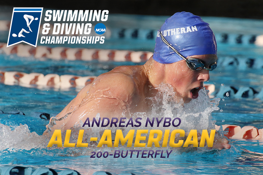 Nybo Garners All-American Honors in 200-Butterfly