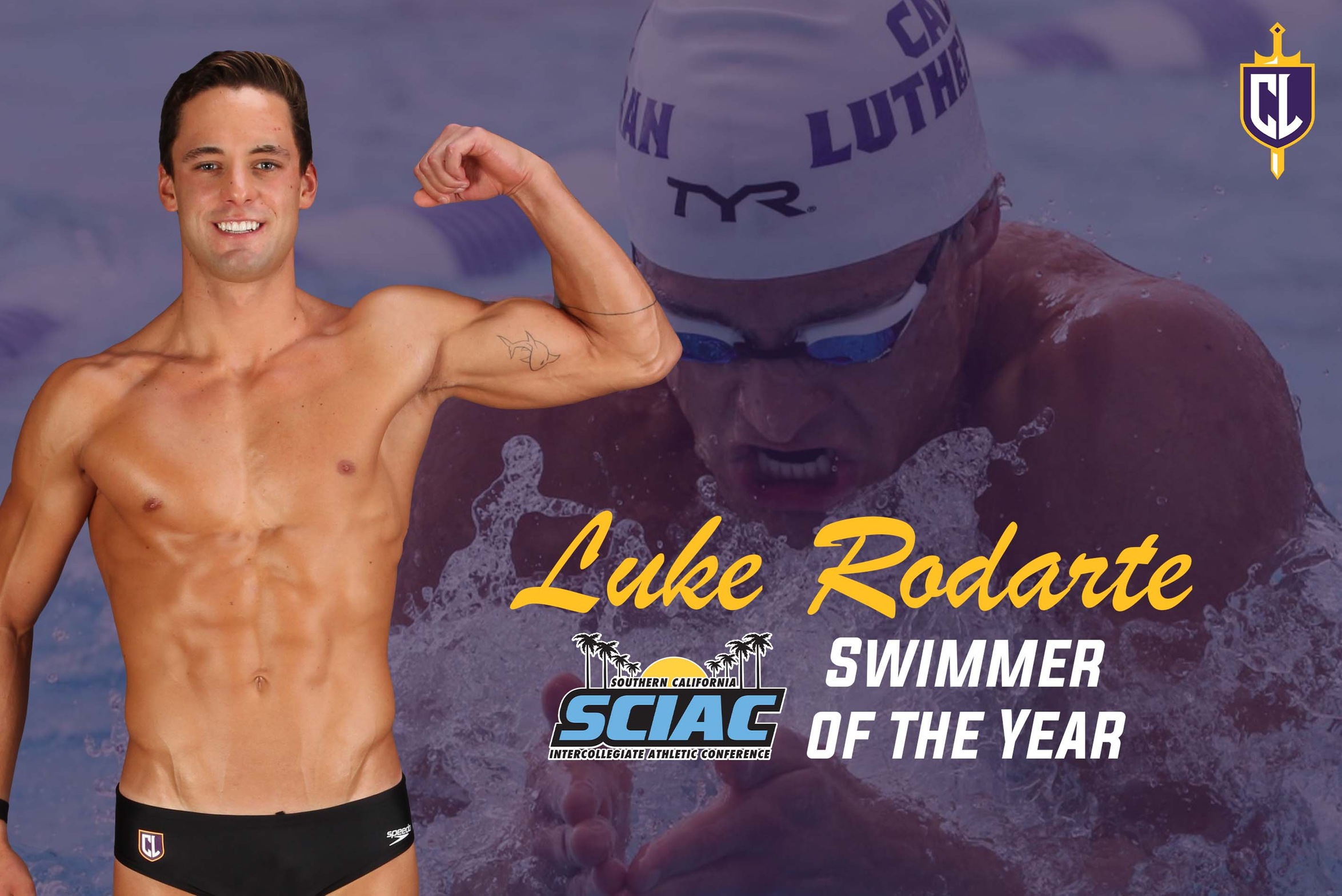 Rodarte Named SCIAC Swimmer of the Year; Kingsmen Earn All-SCIAC in Nine Events