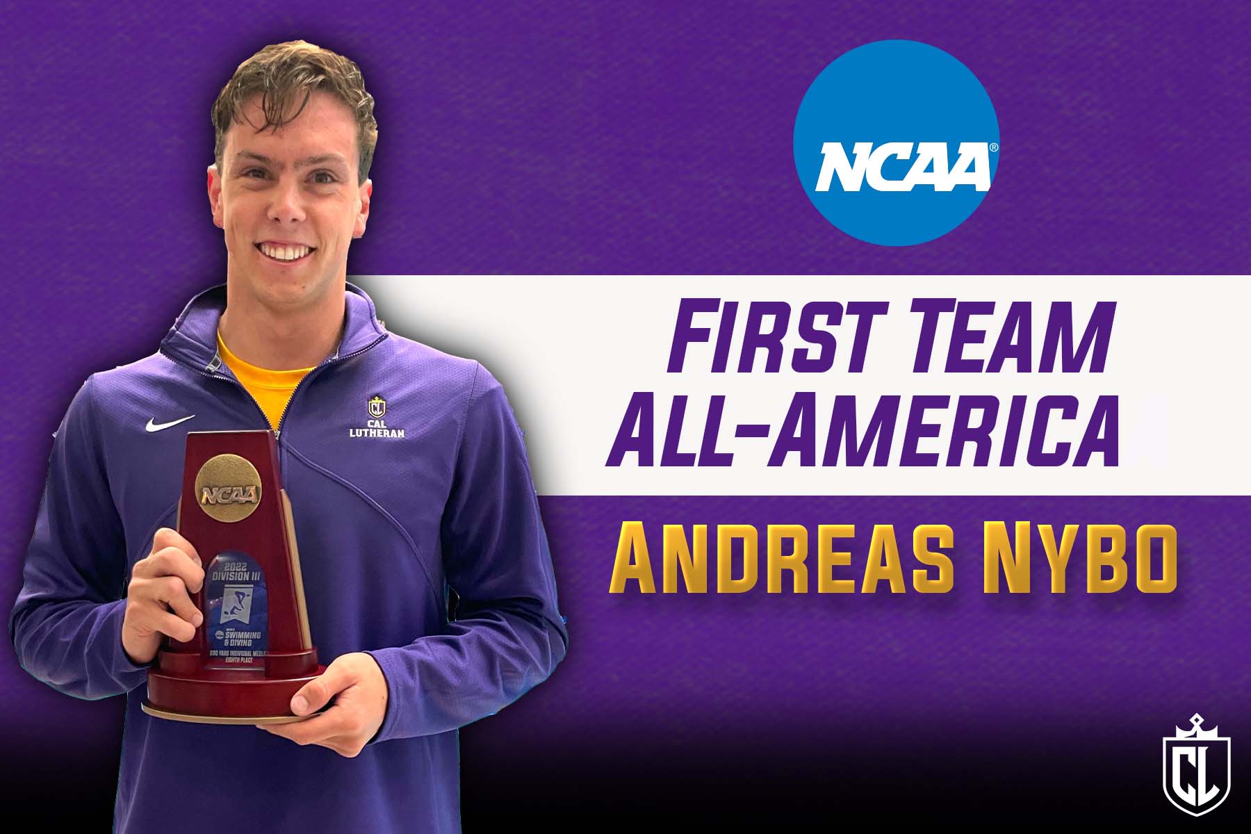 Nybo Earns All-American; Eighth-Place in 200 IM