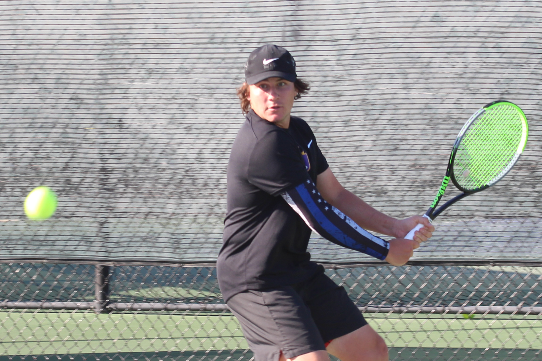 Jacob Bear claimed the No. 5 singles spot, earning his first victory of the season.
