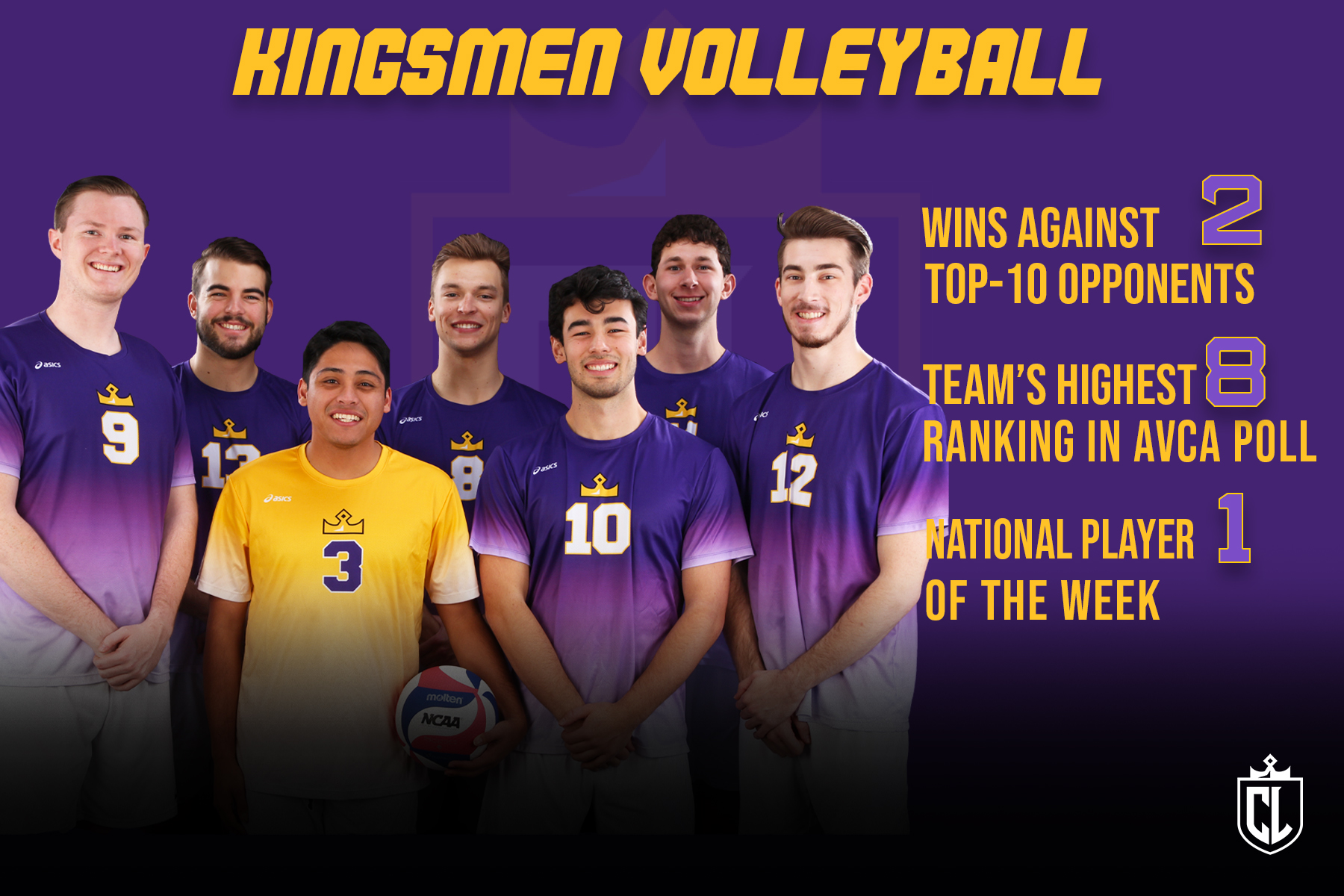 Men’s Volleyball Senior Class Helped Put Kingsmen on the Map