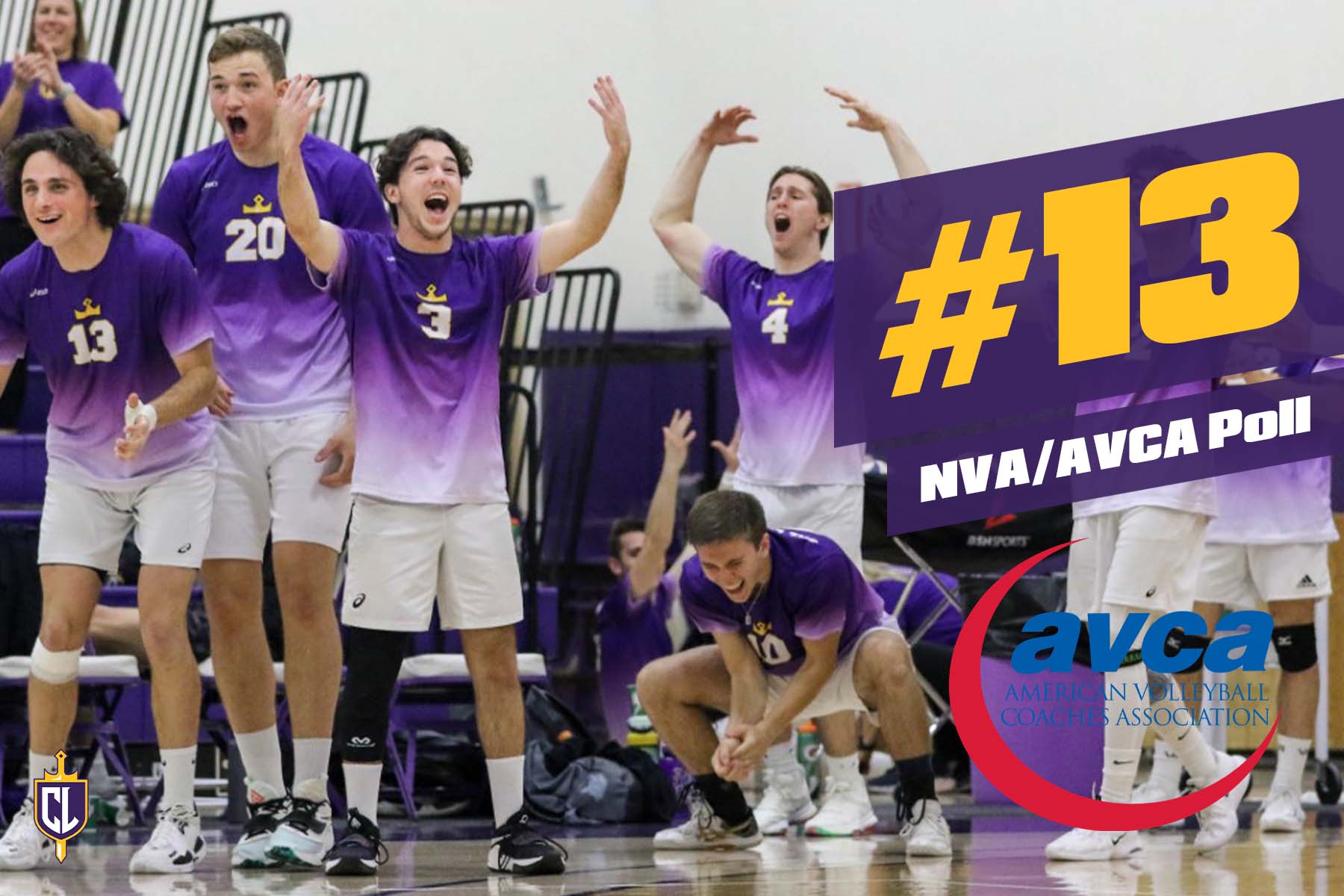 Kingsmen Ranked No. 13 in National Poll