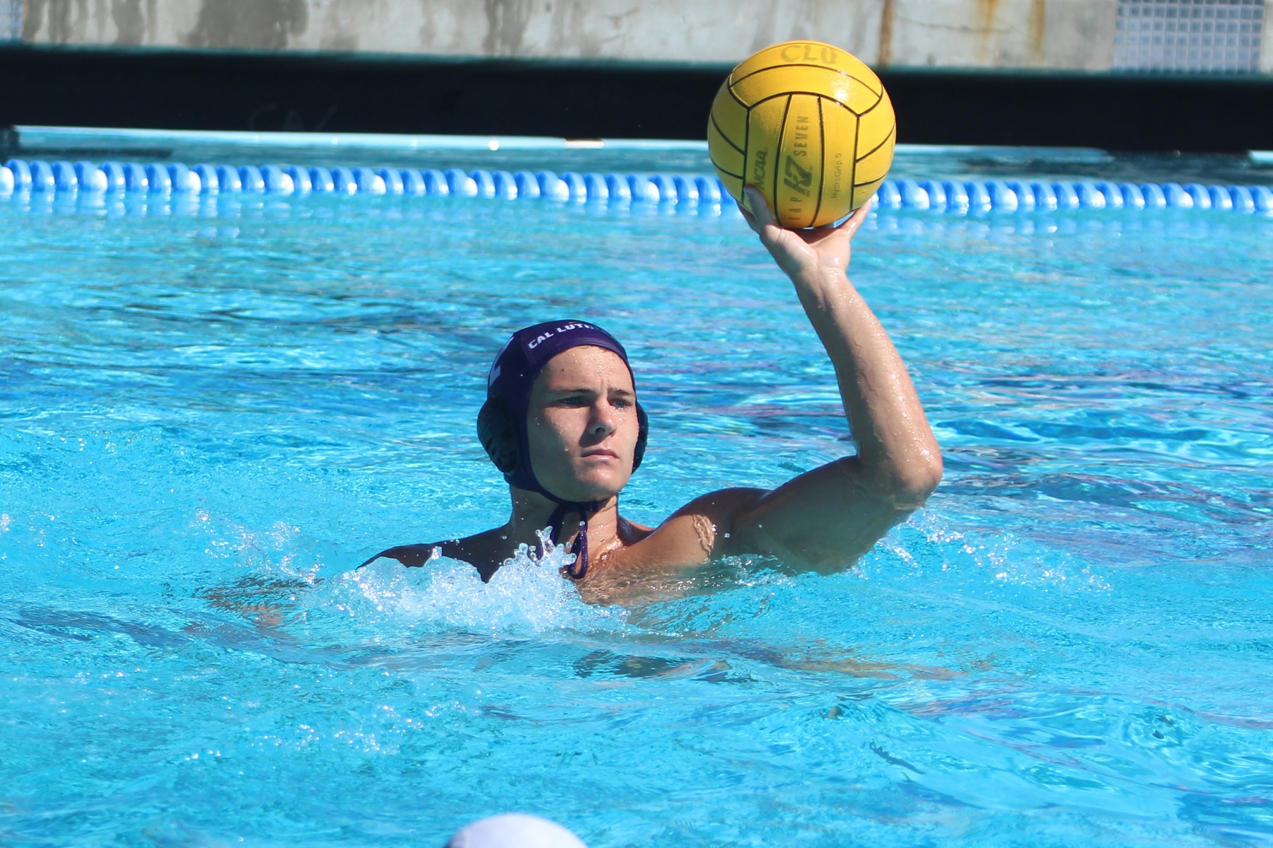 Justin Krause (pictured) and Ben Brown both scored a hat trick to lead CLU past ULV 11-7. (Photo :Claire Caldera)