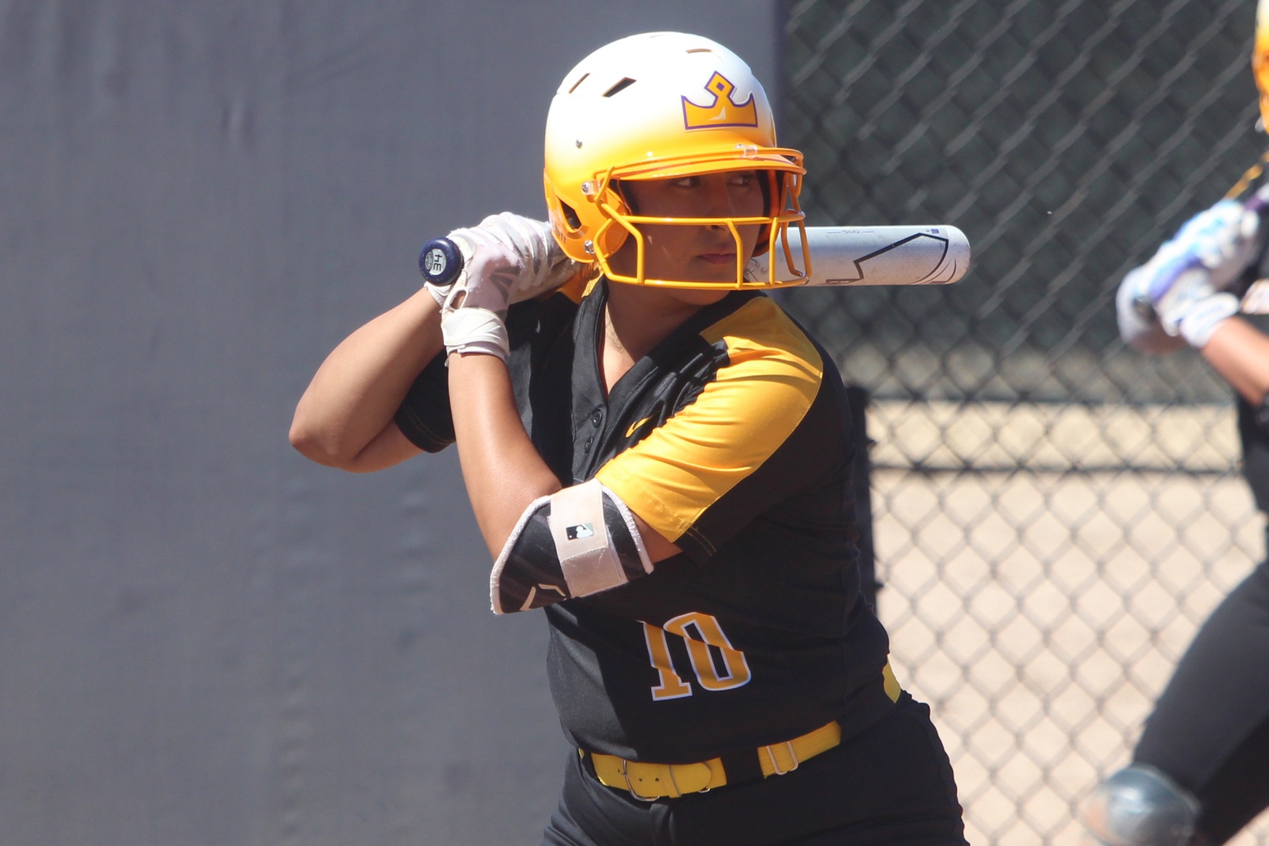 Celeste Ekman recorded 2 RBI during the first game of a doubleheader with La Verne.