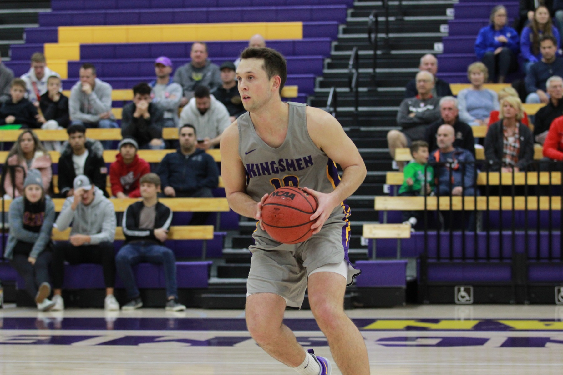 Connor Cole completed an important 'and-one' in the final minute to help end Cal Lutheran's five-game losing streak. (Photo Credit: Gabby Flores)