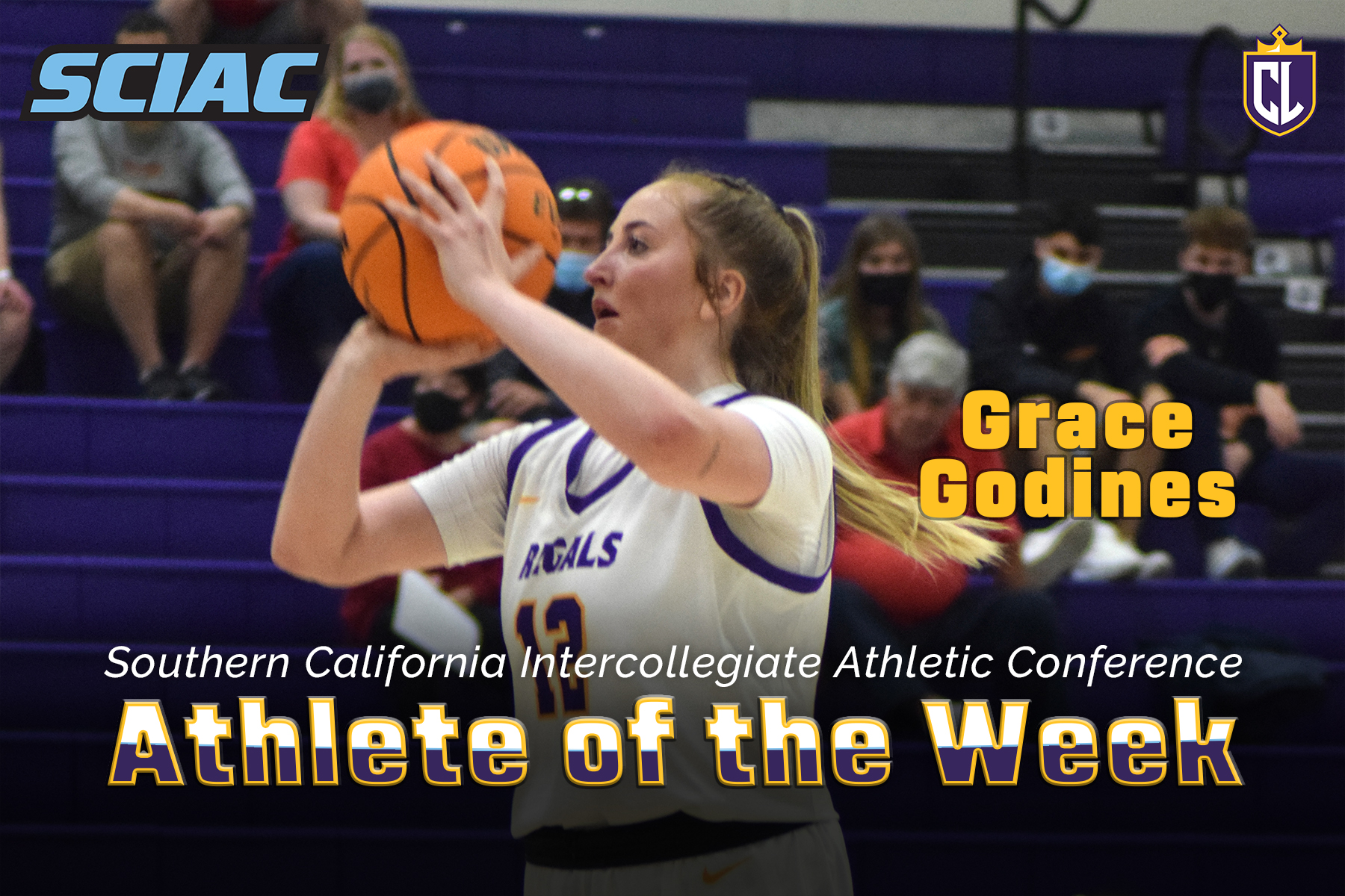 Godines Selected SCIAC Women’s Basketball Offensive Athlete of the Week