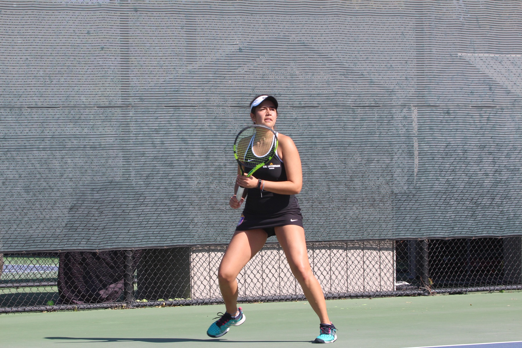 Carolina Groff Hinojosa played a pivotal role in her doubles victory for the Regals.