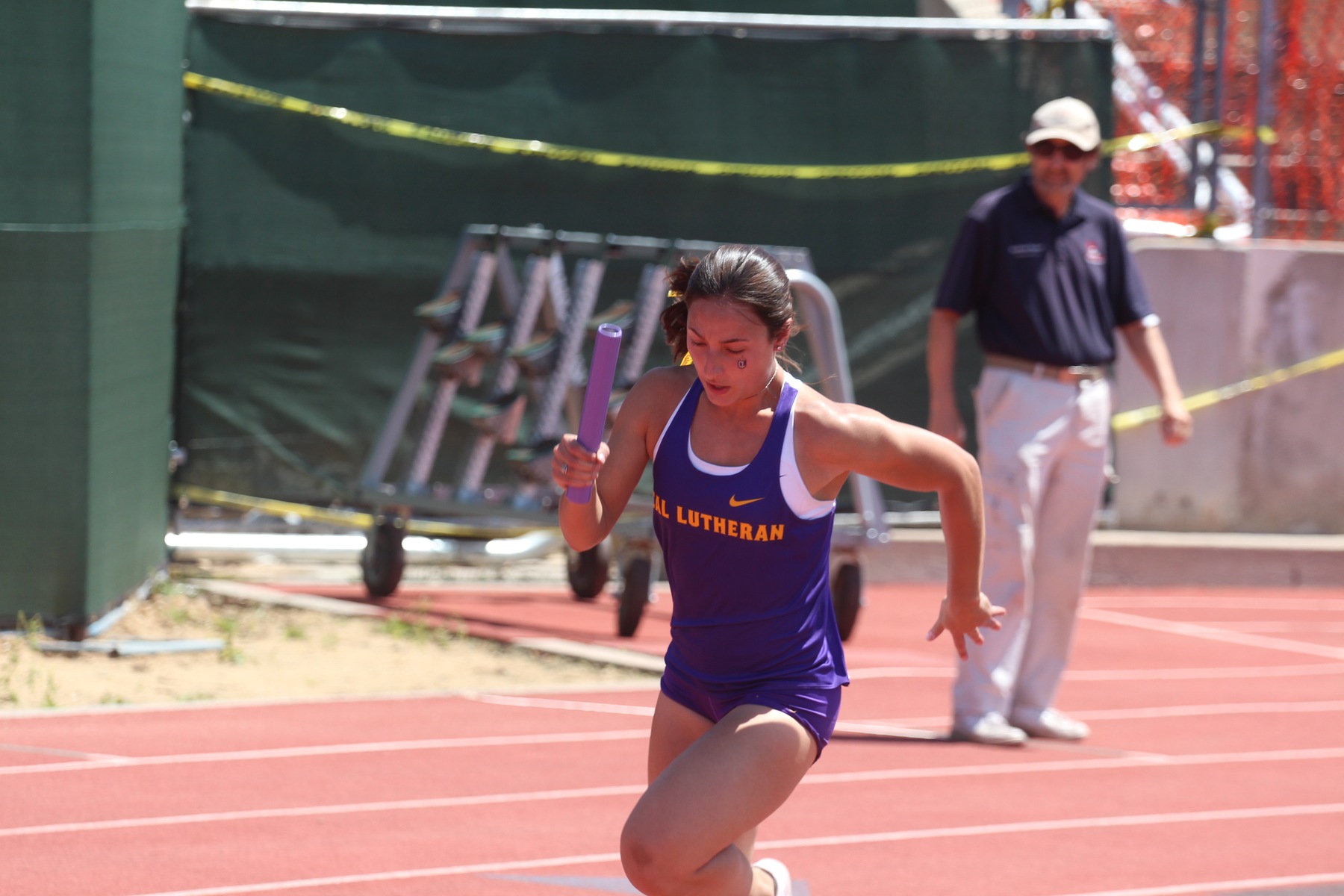 Kendall Guidetti races at the SCIAC No. 3.
