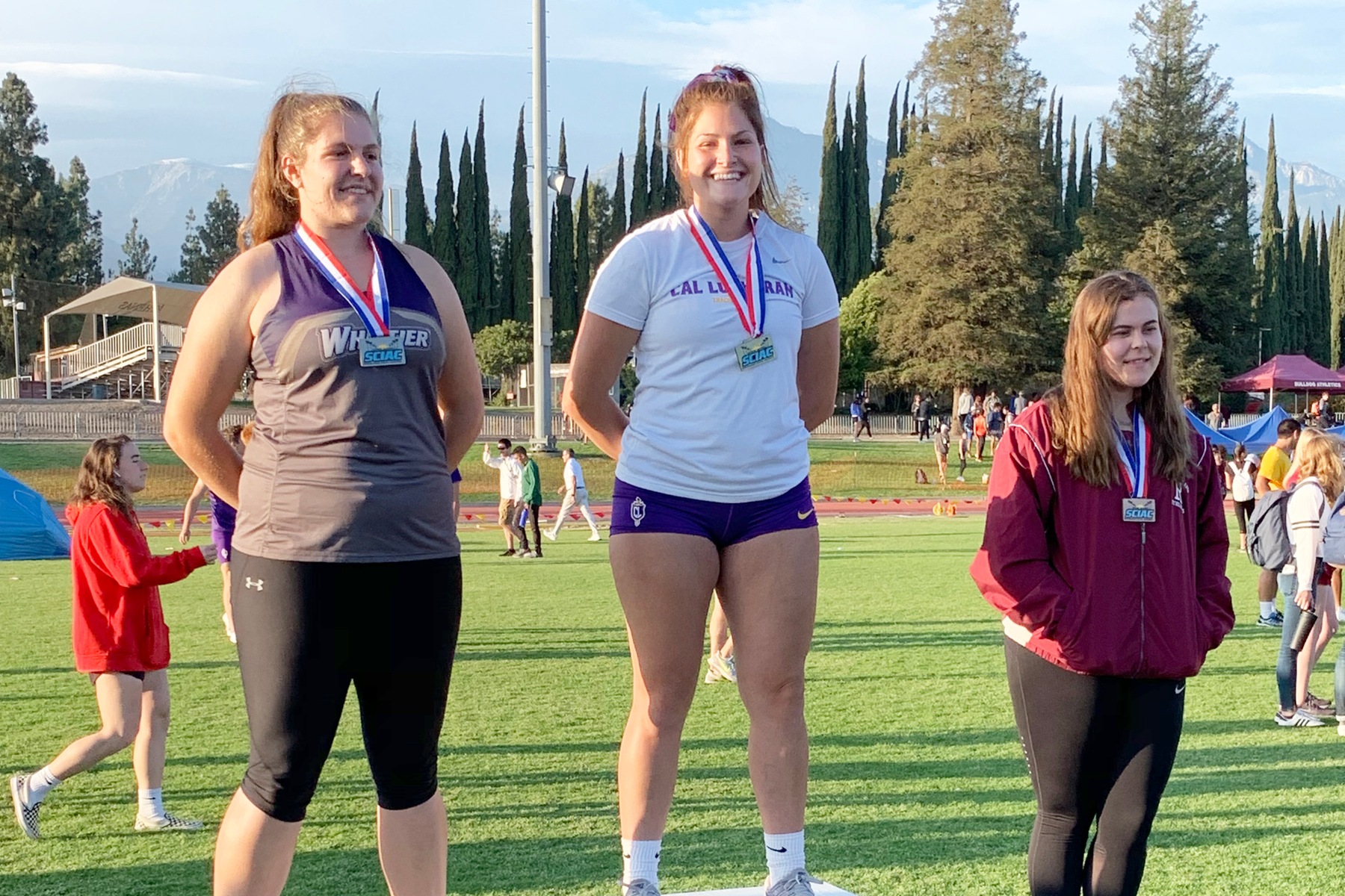 Barnes Takes Home Discus Title in SCIAC Championships Finale