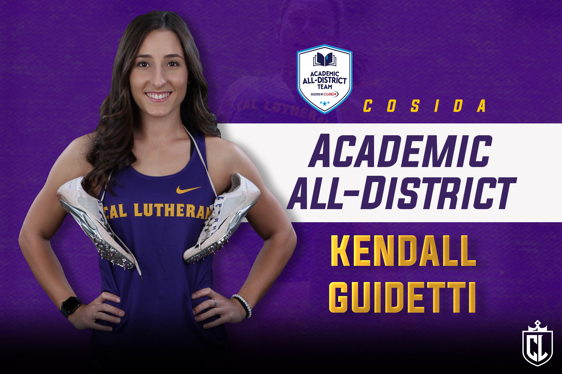 Guidetti Named CoSIDA Academic All-District