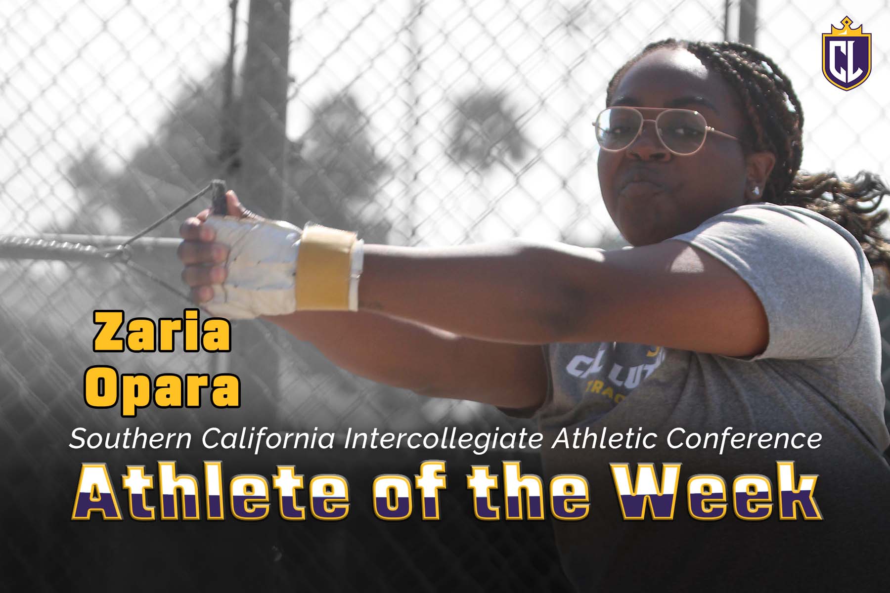 Opara Named SCIAC Athlete of the Week