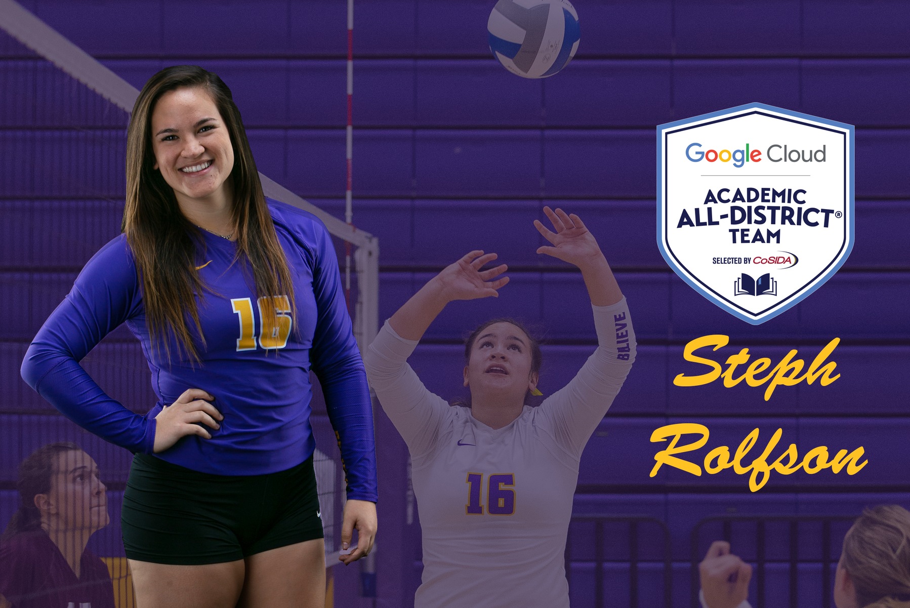 Rolfson Named Academic All-District Team