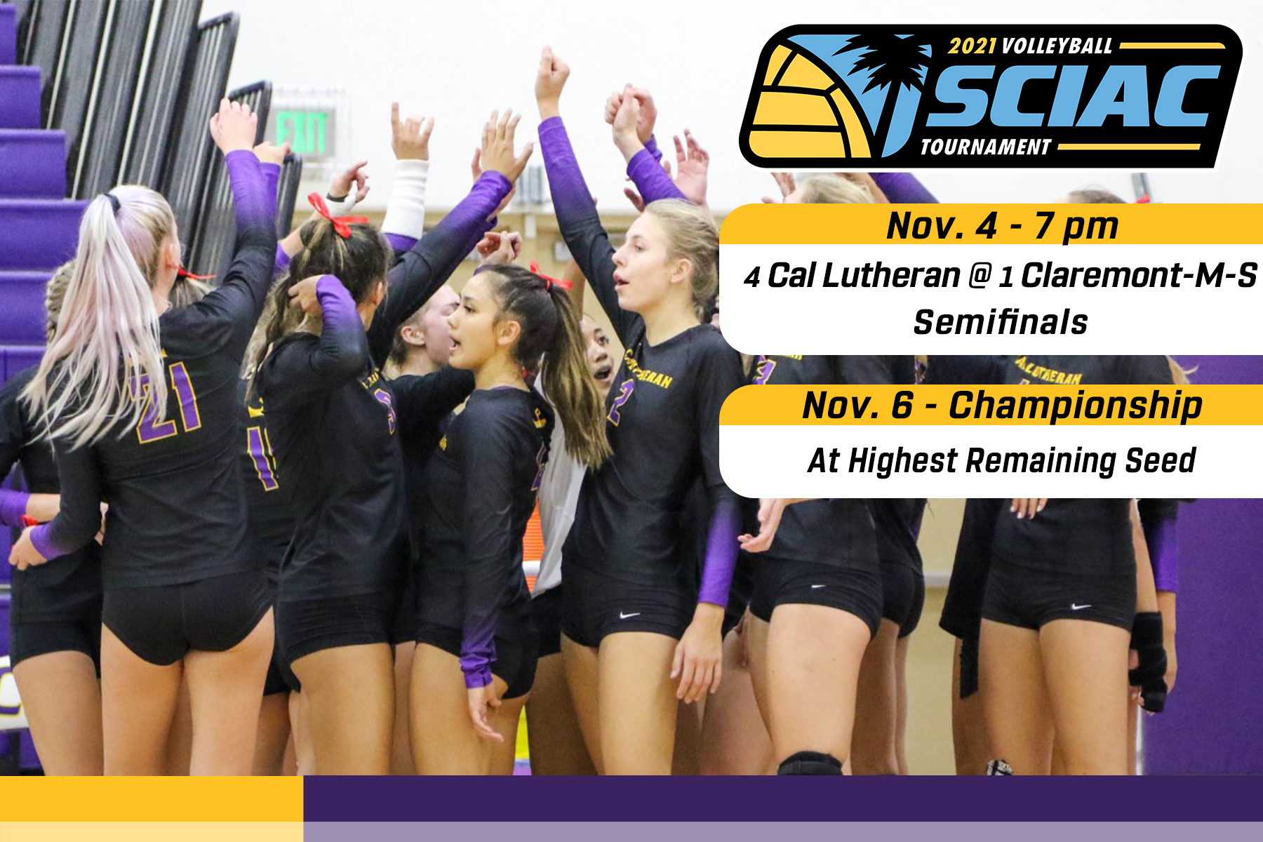 Regals Volleyball Travel to CMS for SCIAC Tournament Semis