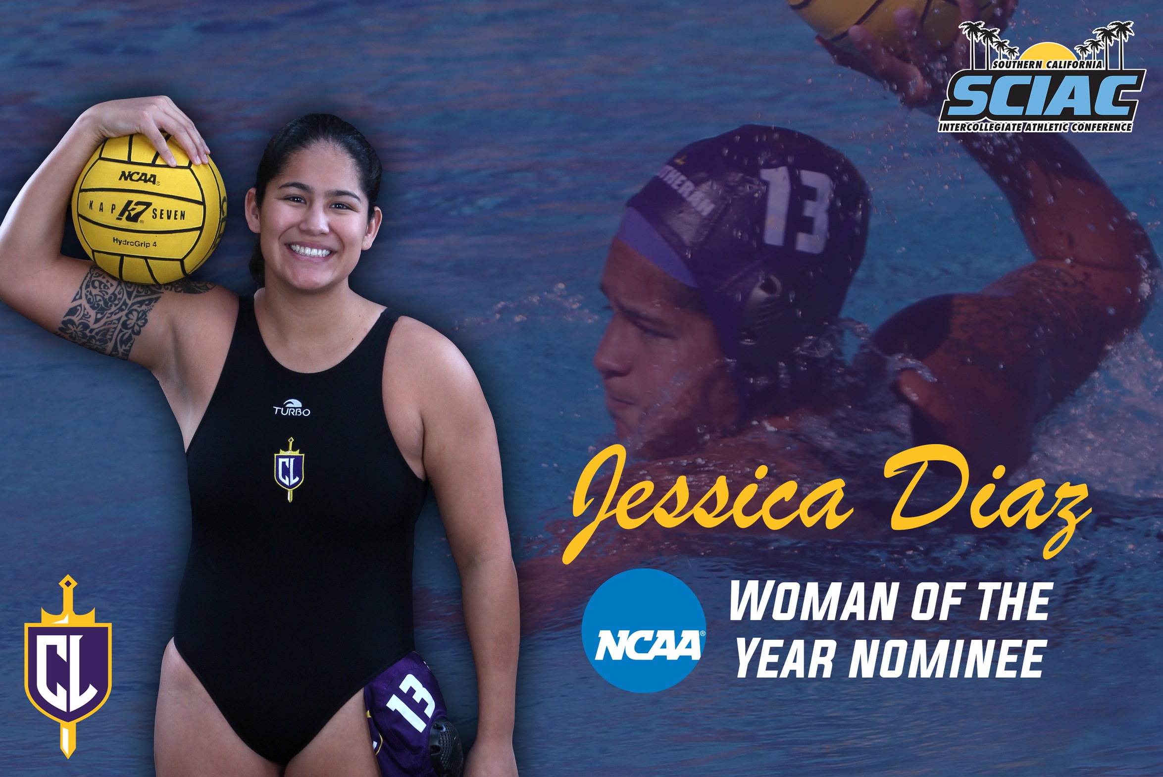 Diaz Represents SCIAC as 2021 NCAA Woman of the Year Nominee