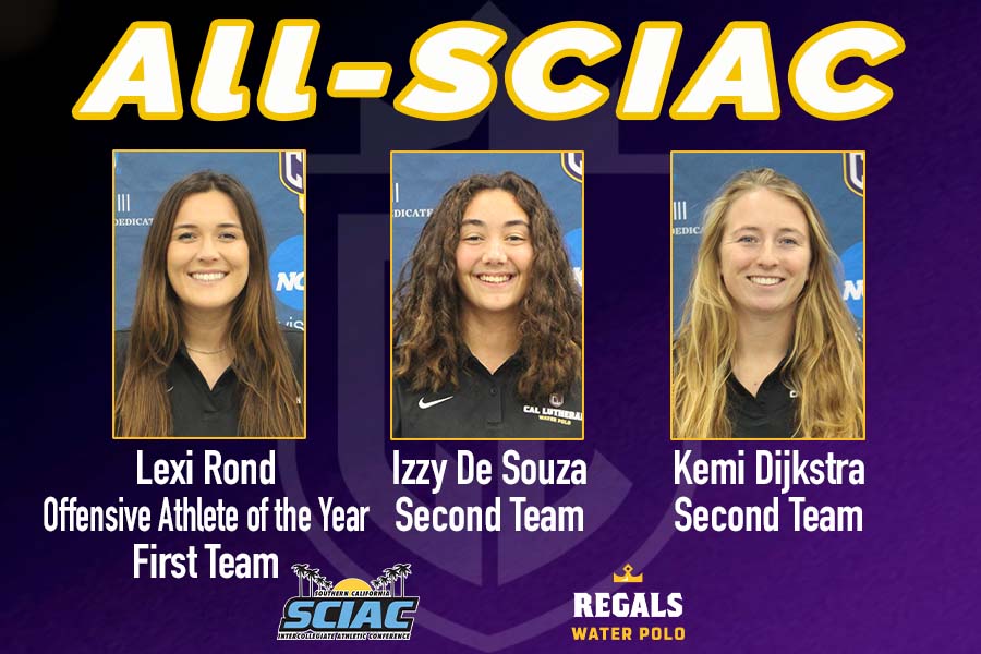 Rond Named SCIAC Offensive Athlete of the Year, First Team; De Souza, Dijkstra Earn Second Team