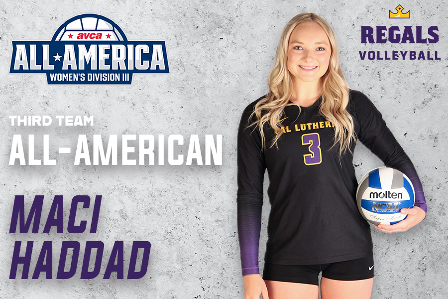 Haddad Garners Fourth Consecutive All-America Honor; Second Time in Program History